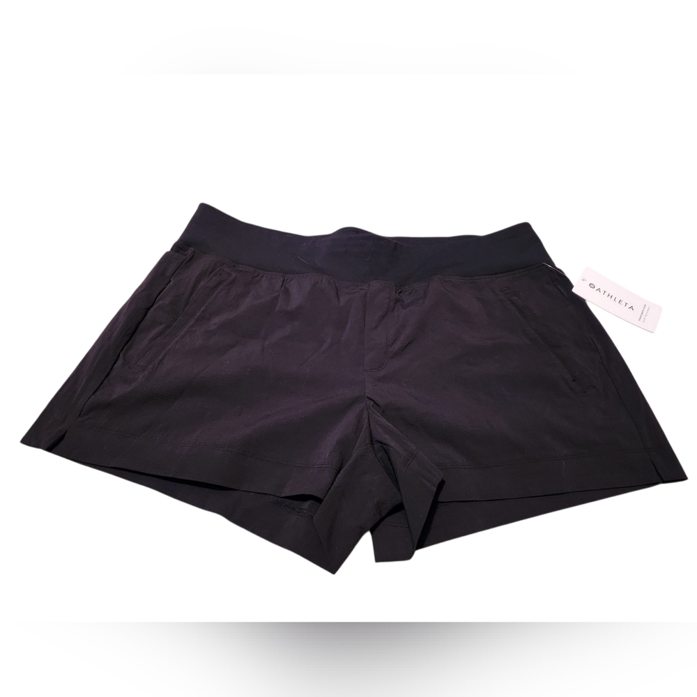 Women's Size 18 Black Athleta Trekkie North Hiking Athletic Shorts